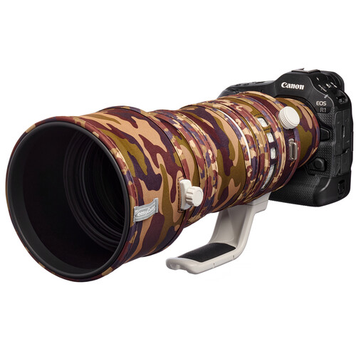 easyCover Lens Oak Neoprene Cover for Canon RF 100-300mm f/2.8 L IS USM Lens (Brown Camo)
