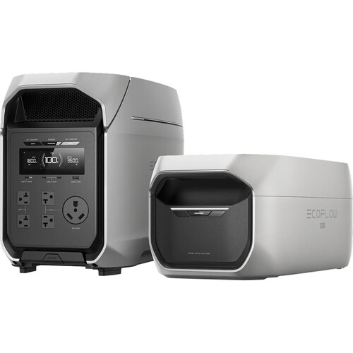 EcoFlow DELTA 3 Max Plus Portable Power Station with Extra Battery
