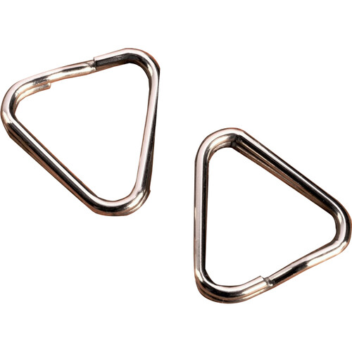 EDDYCAM Triangle Rings (Silver, Pair)