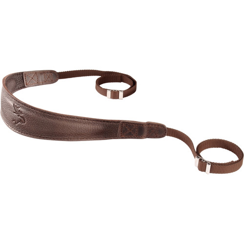 EDDYCAM Monochrome Camera Strap (Medium, Dark Brown)