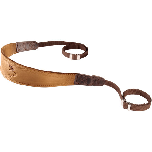 EDDYCAM Premium Camera Strap (Medium, Natural/Natural with Natural Stitching)