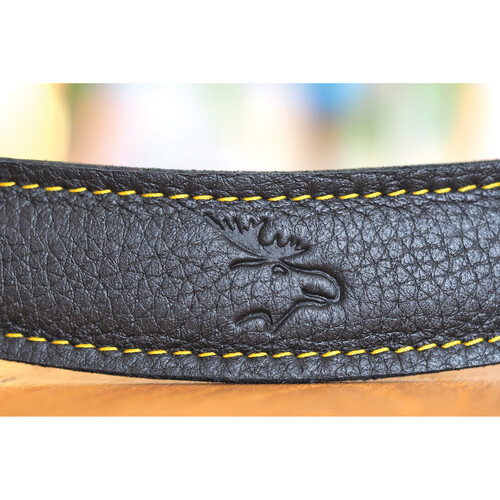 EDDYCAM Camera Strap (Black with Yellow Stitching, 1.3" Wide)