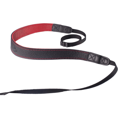 EDDYCAM Camera Strap (Black/Red, 1.4" Wide)
