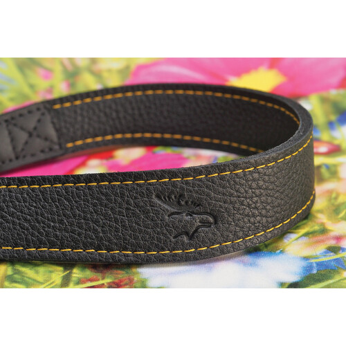 EDDYCAM Camera Strap (Black with Yellow Stitching, 1.4" Wide)