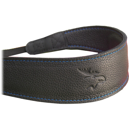EDDYCAM Camera Strap (Black with Blue Stitching, 2.4 x 61")