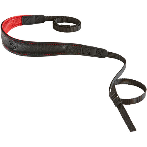 EDDYCAM Fashion -2- Camera Strap (Black/Red, 1.3 x 55.1")