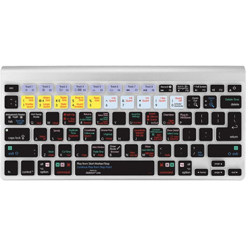 Editors Keys Ableton Live Silicone Keyboard Cover for MacBook/Macbook Air/MacBook Pro/iMac Wireless Keyboard