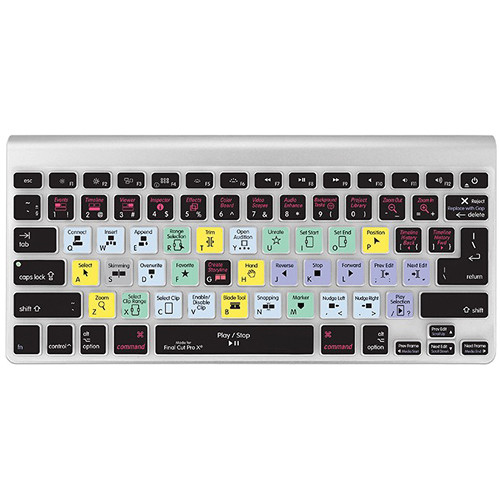Editors Keys Final Cut Pro X Keyboard Silicone Cover for MacBook/Macbook Air/MacBook Pro