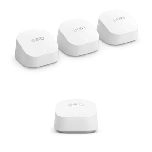 eero 6+ AX3000 Wi-Fi 6 Dual-Band Gigabit 4-Piece Mesh Kit