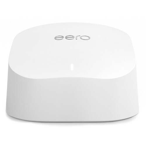 eero 6 AX1800 Wi-Fi 6 Dual-Band Gigabit Mesh System (Router Only, White)