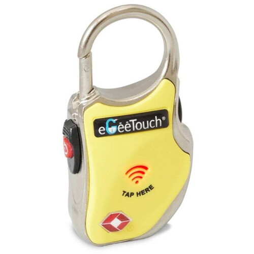 eGeeTouch 2nd Generation Smart Travel Padlock (Yellow)