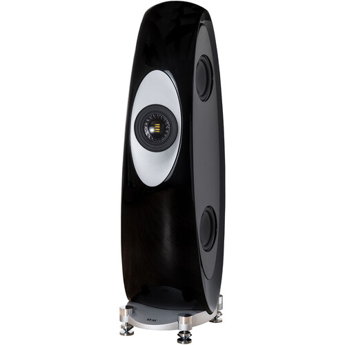 ELAC Concentro M Floorstanding Speaker (Black High Gloss, Single)