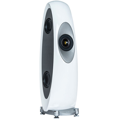 ELAC Concentro M Floorstanding Speaker (White High Gloss, Single)