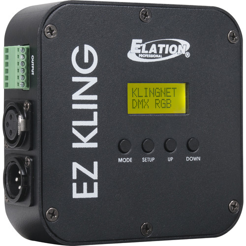 Elation Professional EZ KLING - RJ45 to DMX, KlingNet, and ArtNet Interface