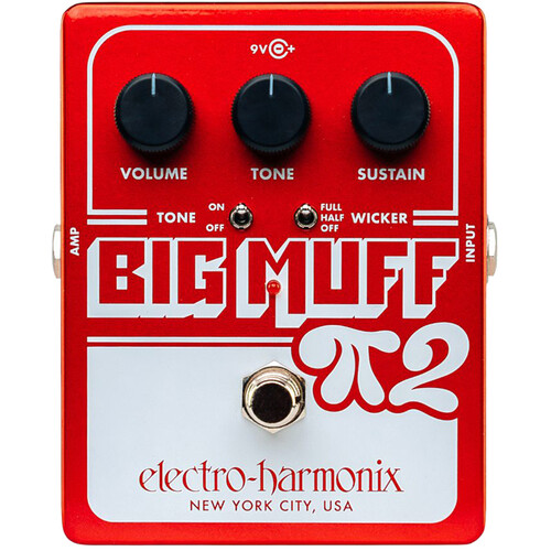 Electro-Harmonix Big Muff Pi 2 with Tone Wicker Fuzz Pedal