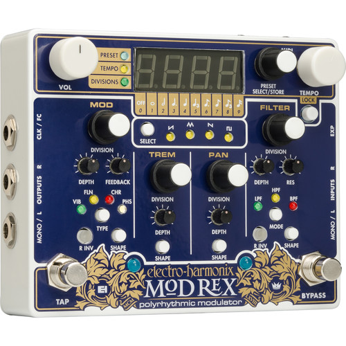 新品 未使用 Electro-Harmonix Mod Rex Electro-Harmonix Mod Rex Polyrhythmic Modulator Pedal MOD REX
