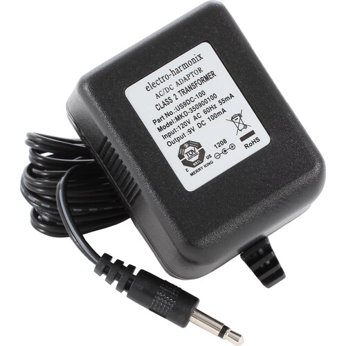 Electro-Harmonix 9 VDC USA Power Adapter (100mA)