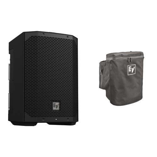 Electro-Voice EVERSE 8 Weatherized Battery-Powered Loudspeaker with Rain Cover Kit