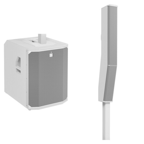 Electro-Voice EVOLVE 90 Portable 2000W Subwoofer and Column Speaker Kit with Bluetooth (White)