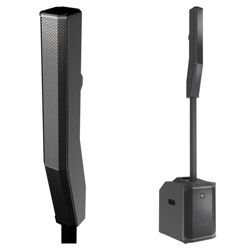 Electro-Voice EVOLVE 50M Portable 1000W Subwoofer and Column Speaker Kit with Bluetooth (Black)