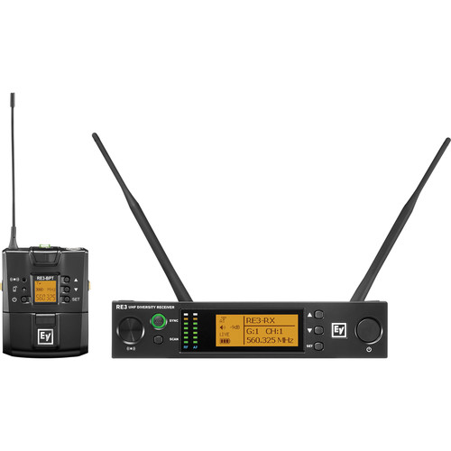 Electro-Voice RE3-BPNID Bodypack Wireless System with No Input Device (6M: 653 to 663 MHz)