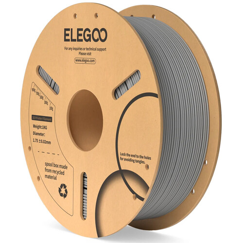 ELEGOO 1.75mm Basic PLA Filament (2.2 lb, Gray)