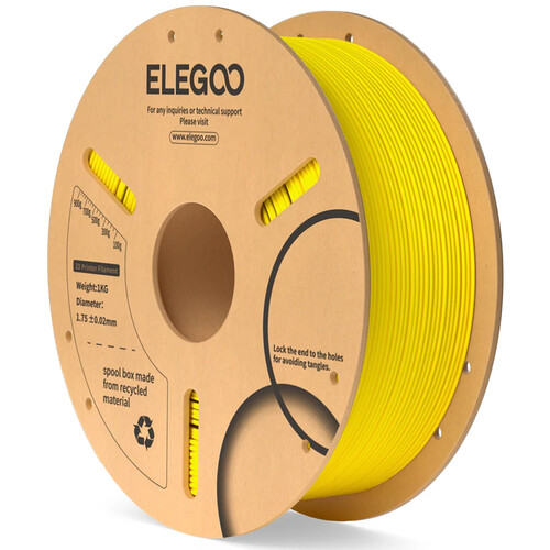 ELEGOO 1.75mm Basic PLA Filament (2.2 lb, Yellow)
