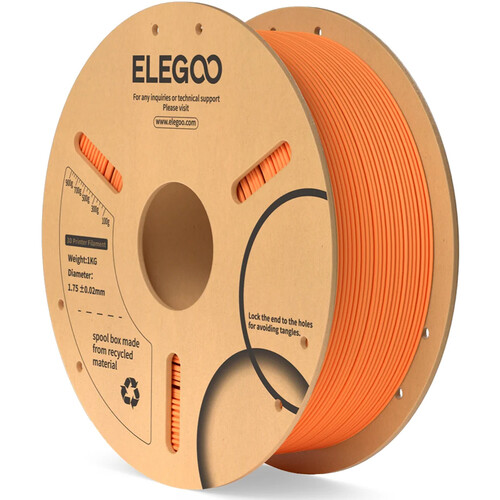 ELEGOO 1.75mm Basic PLA Filament (2.2 lb, Orange)