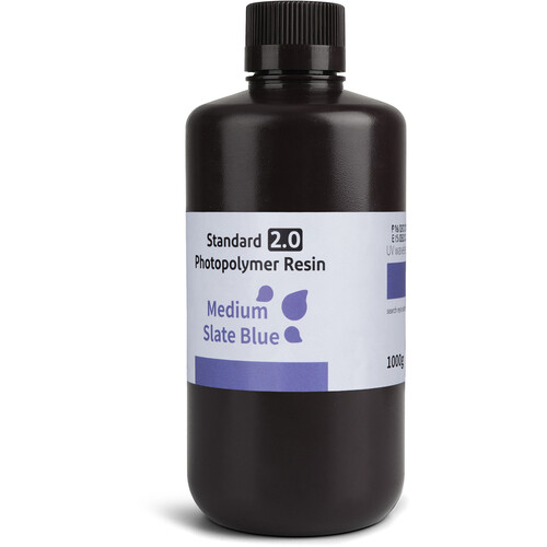 ELEGOO Standard Resin V2.0 (1kg Bottle, Medium Slate Blue)