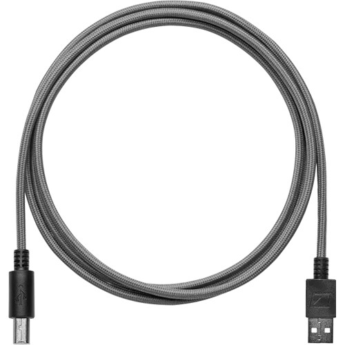 Elektron USB-A to USB-B Cable (5.25', Gray)