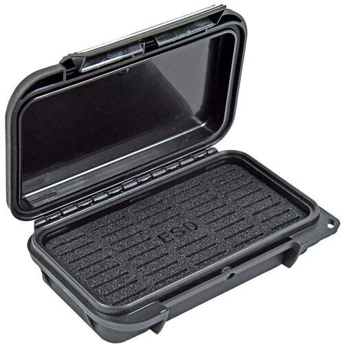 Elephant Elite Waterproof Memory Card Case (Black Case, Black Foam)