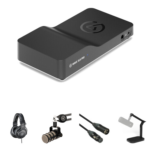 Elgato Wave XLR Pro Podcasting Kit with RODE PodMic