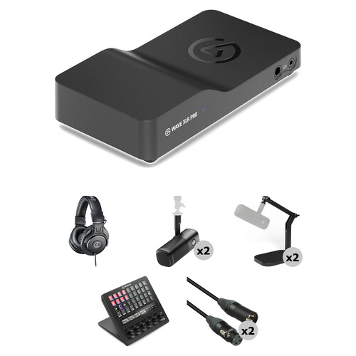 Elgato Wave XLR Pro 2-Person Podcasting Kit