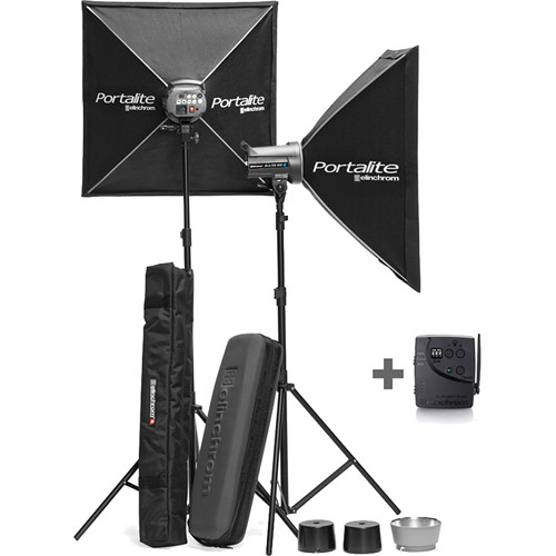 Elinchrom D-Lite 4 it 2灯セット Elinchrom D-Lite RX 2 2-Light To Go Kit with Stands and