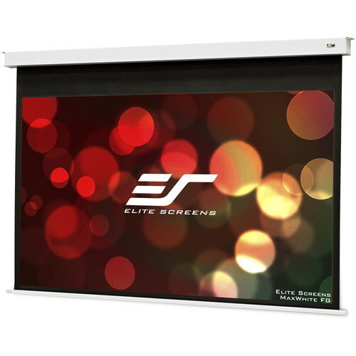 Elite Screens In-Ceiling Electric Projection Screen with MaxWhite FG (120")