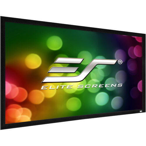 Elite Screens ER115WH2 Sable Frame 2 115" Fixed-Frame Projection Screen