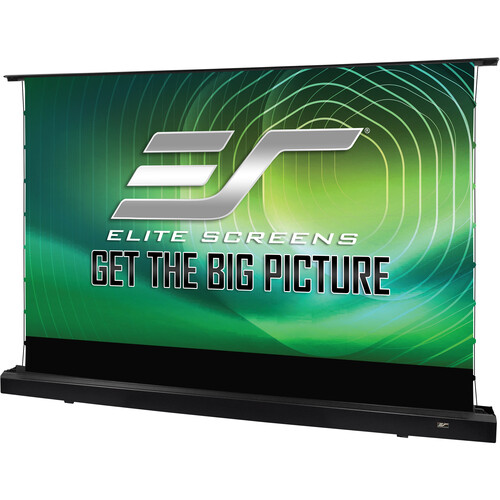 Elite Screens FTE121UH3-CLR3 Kestrel Tab-Tension 2 CLR 3 Series 59.3 x 105.5" Motorized Rising Screen (Black, 110V)