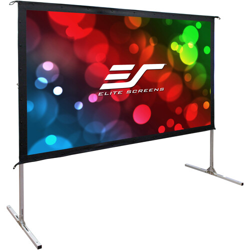 Elite Screens Yard Master 2  100"/16:9 Foldaway Movie Home Theater Rear Projector Screen (WraithVeil Dual)