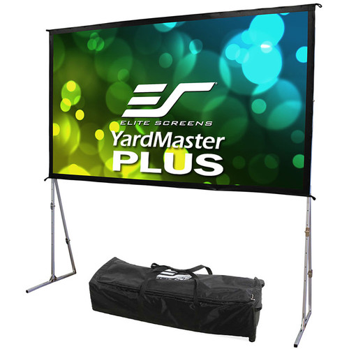 Elite Screens Yard Master Plus Series Folding Projection Screen (300", Front Projection)