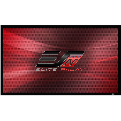 Elite Screens Pro Av Pro Frame Plus 300"/169 Large-Venue Fixed Frame Commercial Projection Screen