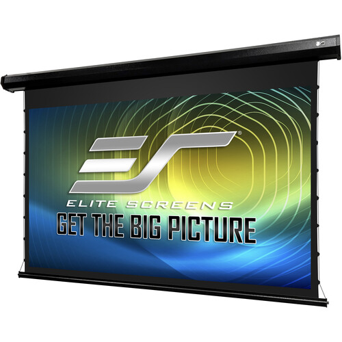 Elite Screens CineTension 3 CineWhite Tab-Tensioned Electric Projector Screen (110")