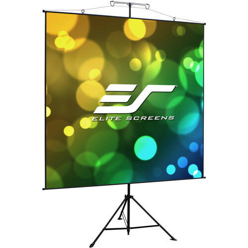 Elite Screens Portable/ Yard Master Sport 96"/1:1 - MaxWhite/ Black Case/ With Bag