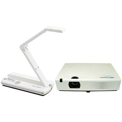 Elmo Mini Doc-Tor AP Bundle: White MO-1 Document Camera & ASK Proxima Projector