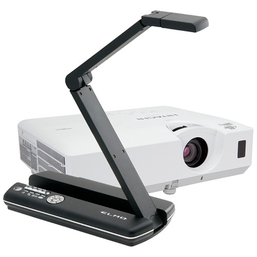 Elmo MO-1 Visual Presenter Black and CP-EW301N Ultra-Short Throw LCD Projector System