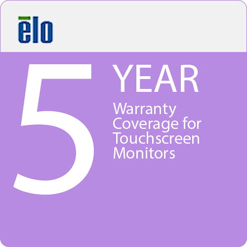 Elo Touch 5-Year Warranty Coverage for Touchscreen Monitors