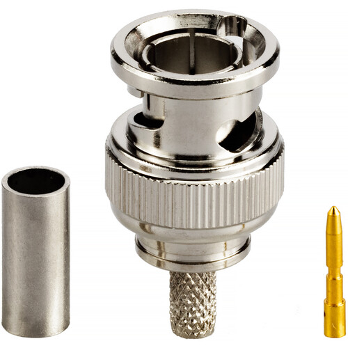Elvid Coaxial BNC Connector for Belden 1855A (100 Pack)