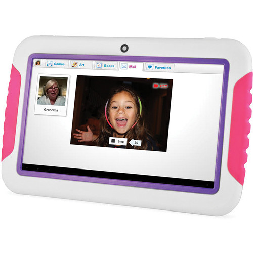Ematic 4GB FunTab 2 Multi-Touch 7" Tablet for Kids (Pink & Purple)