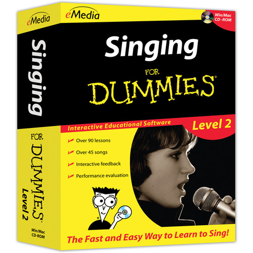 eMedia Music Singing for Dummies Level 2 (Electronic Download, Windows)
