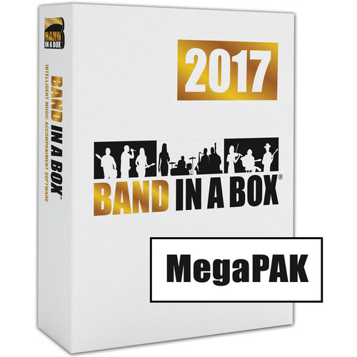 PG Music Band-in-a-Box 2017 MegaPAK - Backing Band / Accompaniment Software (Mac, Download)