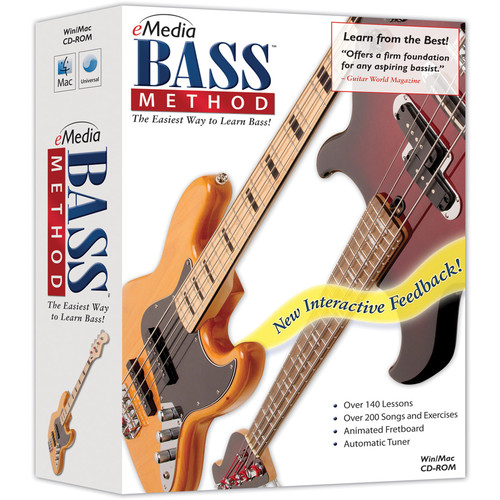 eMedia Music Bass Method v2 - Beginner Bass Guitar Lessons for Mac (Download)